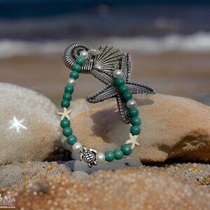 Handmade Beach Inspired  Ankle Bracelet or Bracelet
